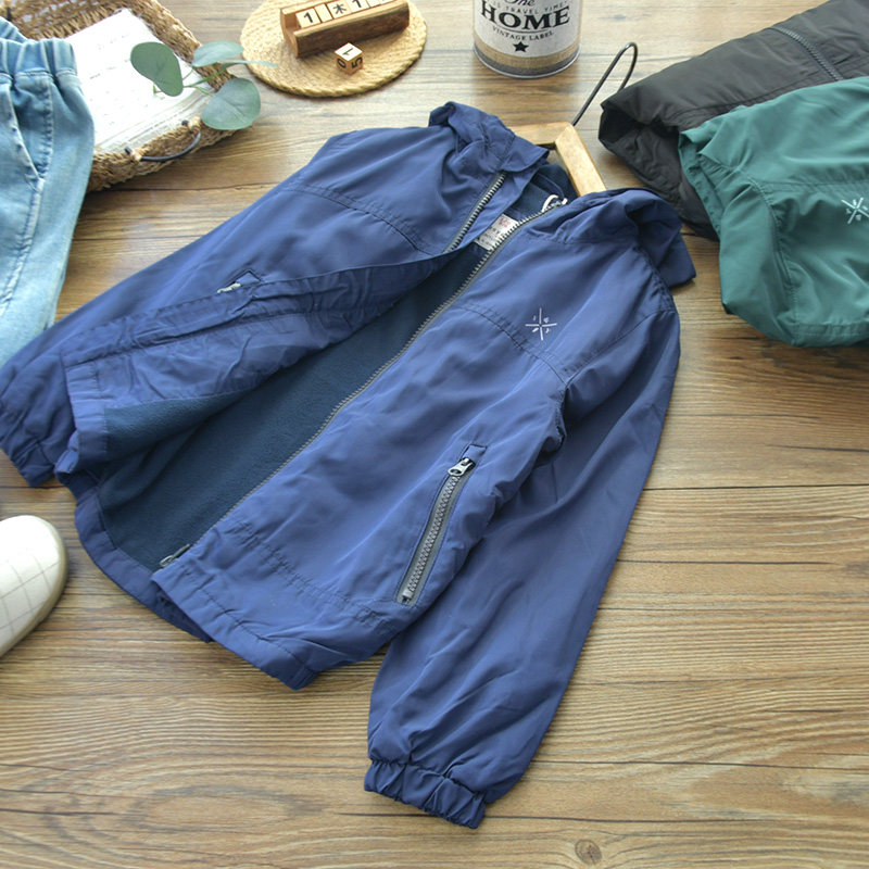 儿童薄绒加绒双层风衣外套男童初冬深秋外套休闲连帽外套,童装/婴儿装/亲子装,儿童冲锋衣,淘宝优惠券,粉丝福利购,淘宝优惠卷