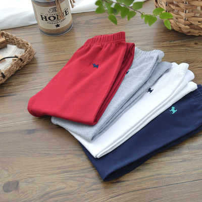 男童女童纯棉中厚磨毛棉毛秋裤