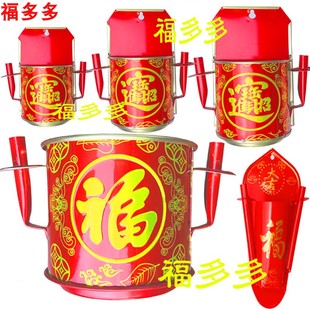 招财炉拜祖先插门神香炉 壁炉香插炉圆香炉可挂墙门神炉拜神家用