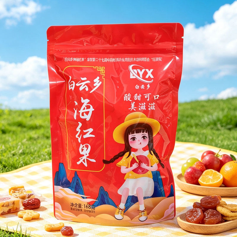 海红果 府谷特产酸甜果普 果脯百吃不厌蜜饯白云乡果脯蜜饯小袋装