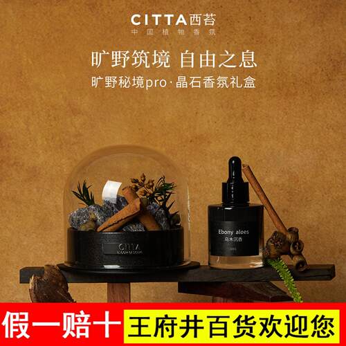 CITTA西苔旷野秘境扩香石礼盒香薰晶石女生高级感实用礼物男生