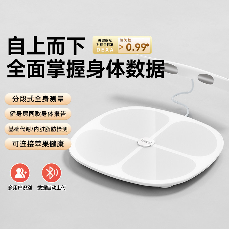 云康宝体脂秤八电极减肥专用专业精准磅称体重健身房体脂率测量仪