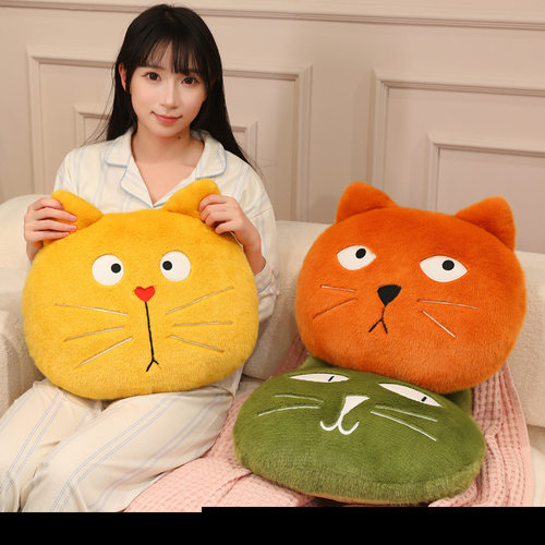 可爱猫咪坐垫卡通沙发办公座椅靠垫靠枕加厚防滑坐垫椅垫抱枕趴枕