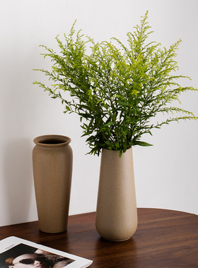 复古陶罐陶瓷装饰干花鲜花展厅客厅插花餐桌家居水培摆件花瓶