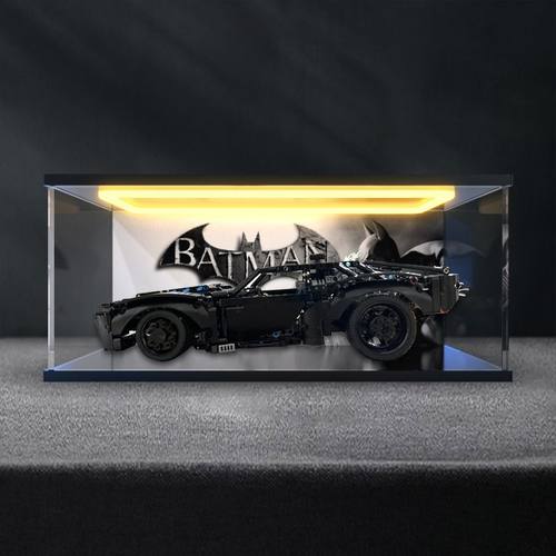 亚克力回型灯展示盒适用 42127 蝙蝠侠战车 科技机械组 拼装手办