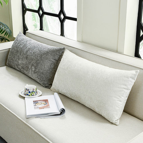 新盼长方形抱枕靠垫客厅组合沙发靠枕护腰卧室床头抱枕靠背可拆洗