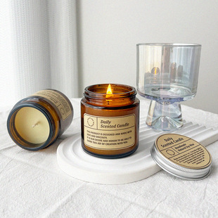 香薰蜡烛小众高级香薰蜡烛花卧室伴手礼安眠香薰无烟居家香氛豆蜡