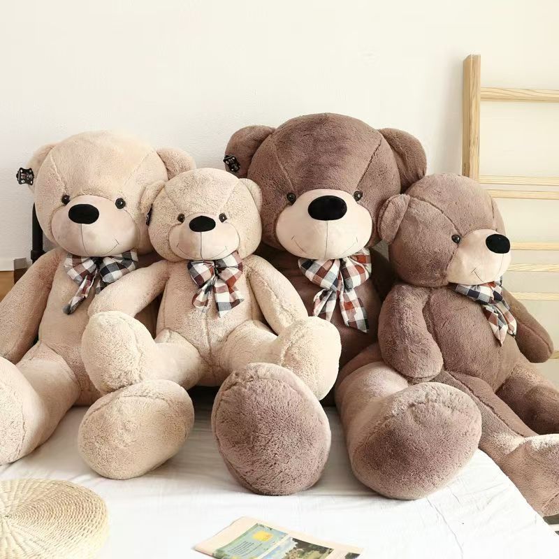 新款领结熊毛绒玩具泰迪熊公仔大号抱枕布娃娃床上玩偶生日礼物