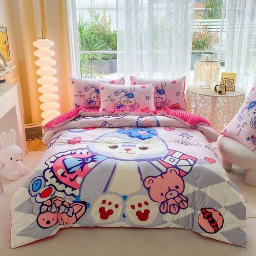 2025新款儿童豆豆被幼儿园秋冬被芯宝宝婴儿午睡小盖被盖毯小宝宝