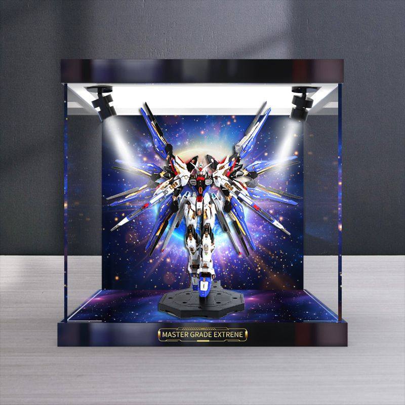 亚克力高清展示盒适用万代 MGEX 强袭自由 突击自由 高达SEED手办