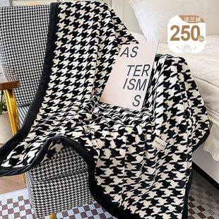 沙发毯子空调毯小毛毯办公室午睡毯ins风珊瑚绒午休盖毯盖被春夏