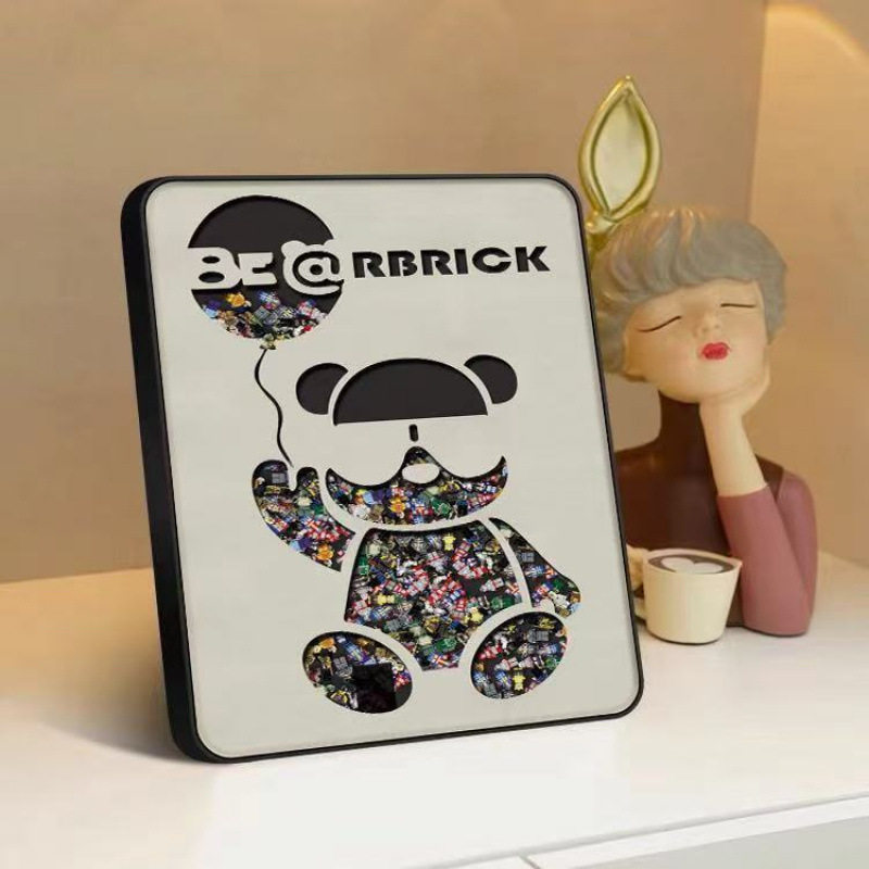 暴力熊高档装饰玄关潮流摆件客厅摆画现代简约儿童房卧室摆台