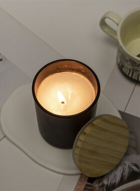 香薰蜡烛室内摆件伴手礼盒玻璃家用香氛杯罐无烟家居香薰装饰摆件