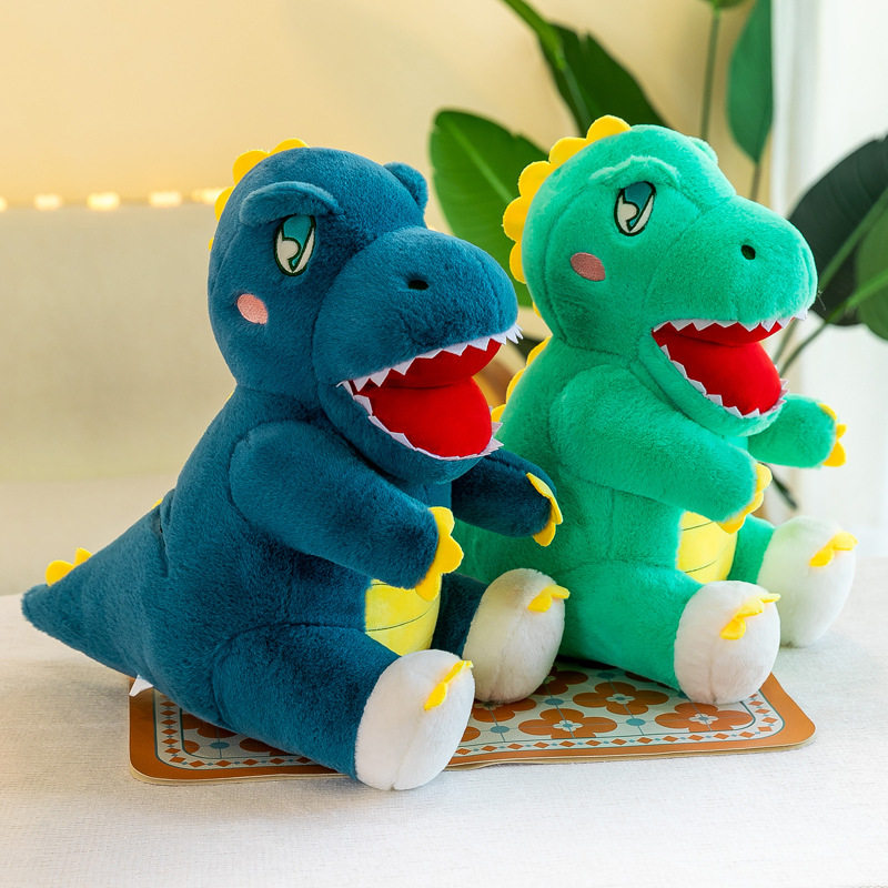 霸王龙恐龙毛绒玩具公仔睡觉抱枕安抚儿童娃娃玩偶生日礼物