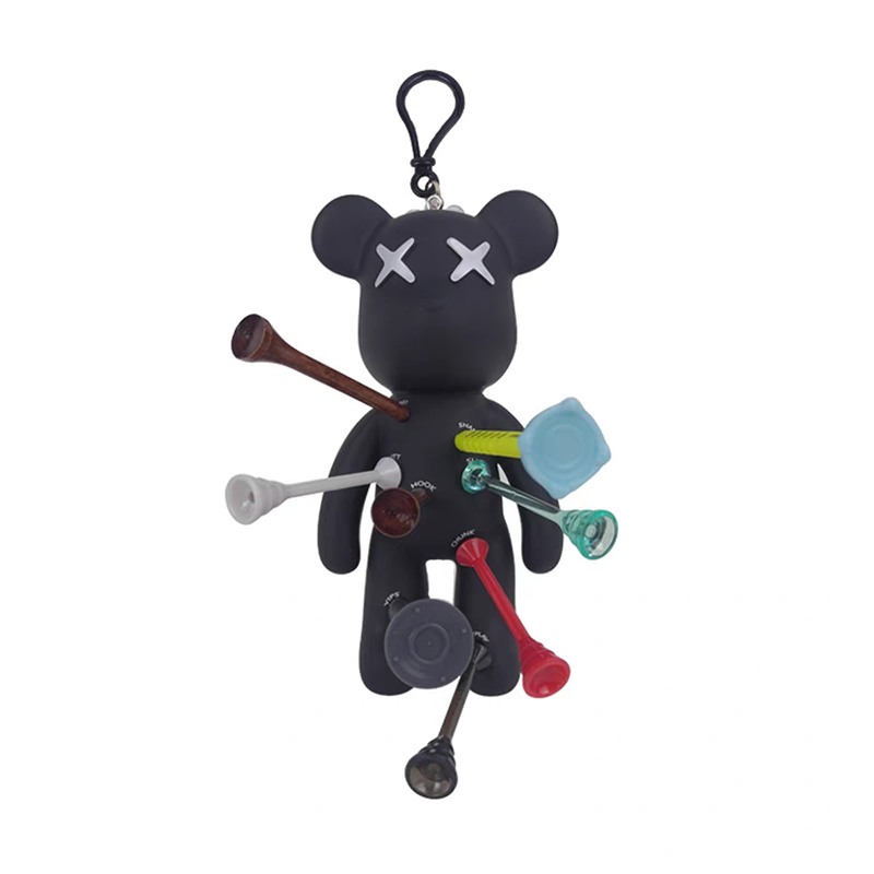 Xnells潮牌暴力熊高尔夫球tee收纳挂件 球包挂饰收纳配件下场必选