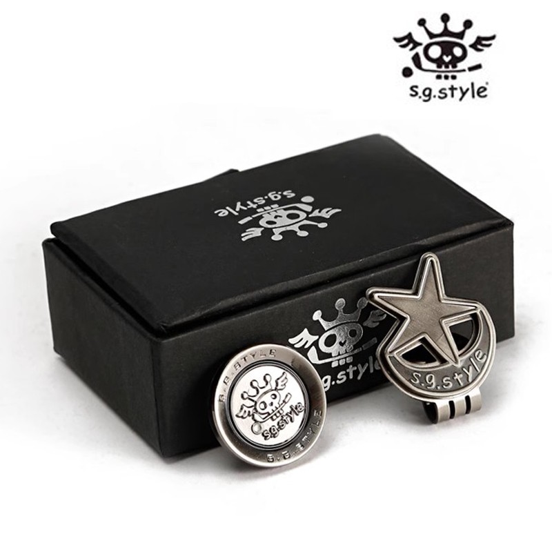 日本SNIPE高尔夫马克mark SP511CM高尔夫球位标新款帽夹 球标