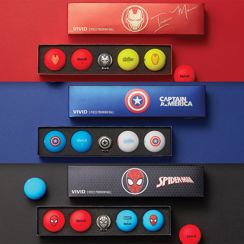 volvik漫威礼盒球三层球