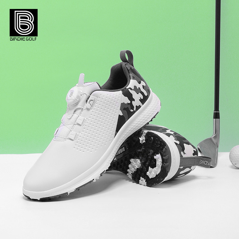 正品birdie高尔夫球鞋男鞋BD001时尚鞋透气防水舒适golf无钉鞋