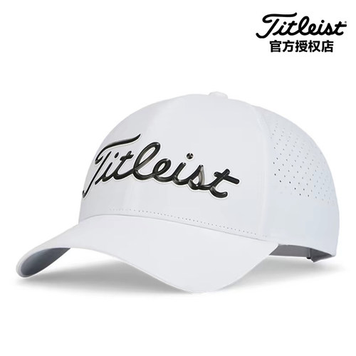 Titleist泰特利斯高尔夫球帽男士Players Tech清爽运动帽鸭舌帽
