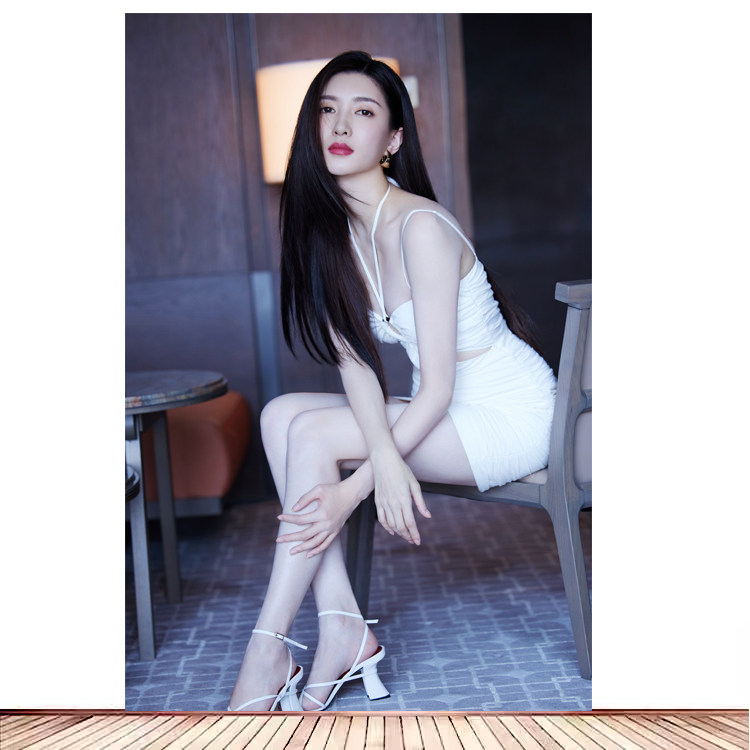江疏影海报性感美女明星写真周边宿舍卧室壁纸超大墙贴挂画定制13图片