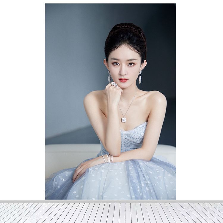 美女女明星海报定制赵丽颖美女写真周边海报房间卧室寝室墙贴画图片