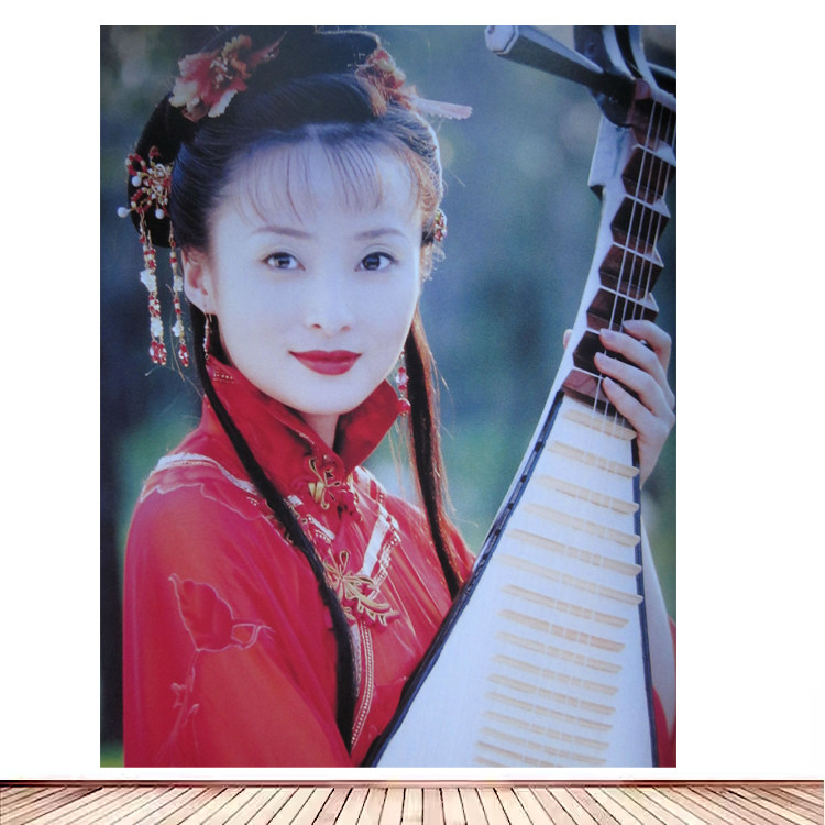 蒋勤勤海报古装美女明星写真周边宿舍卧室壁纸超大墙贴挂画定制4图片
