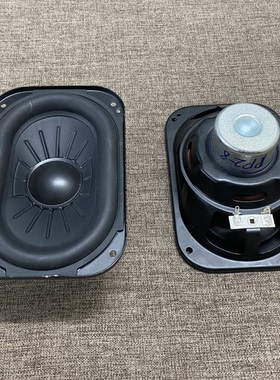 哈曼拆箱145*99长方形跑道低音喇叭大皮边长冲程钕磁扬声器防水