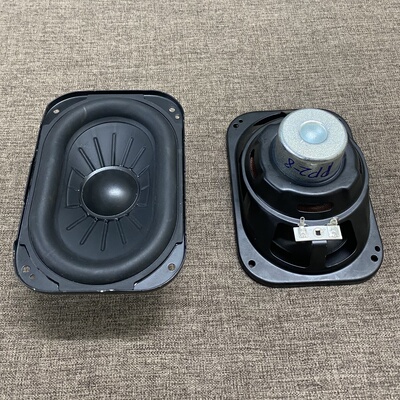 哈曼拆箱145*99长方形跑道低音喇叭大皮边长冲程钕磁扬声器防水