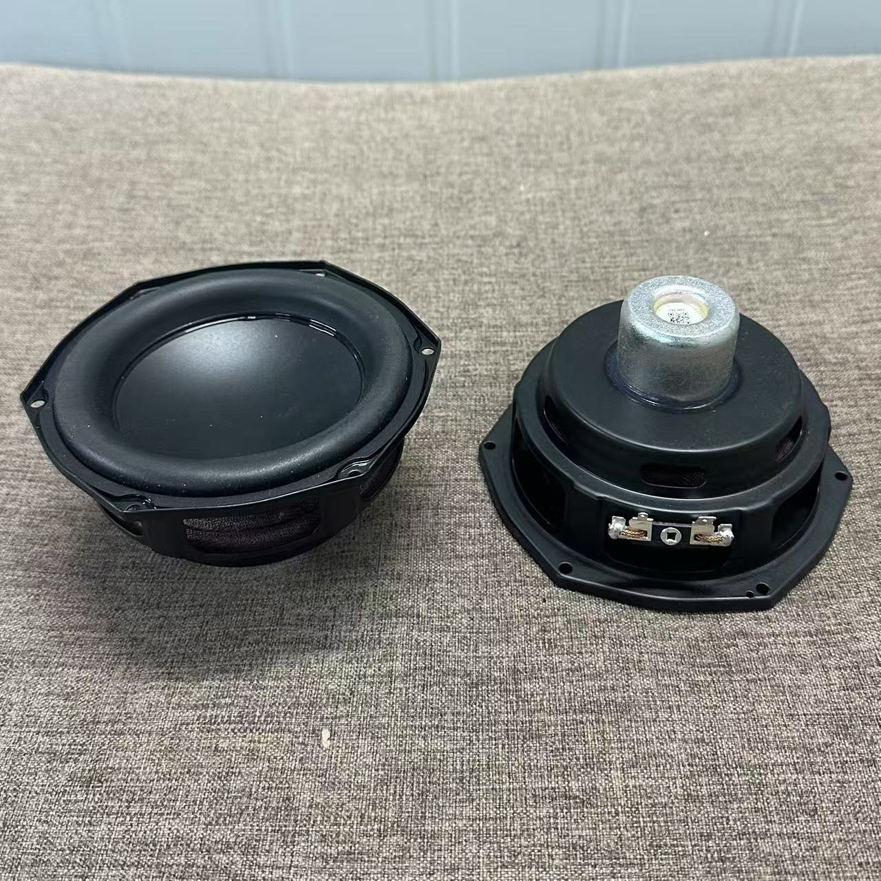 战神4六角形5.25寸低音喇叭大皮边超长冲程蓝牙音箱重低音扬声器