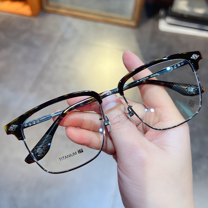 复古时尚大框近视眼镜架