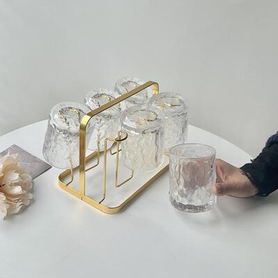 咖啡杯架铁艺玻璃杯架沥水挂架子
