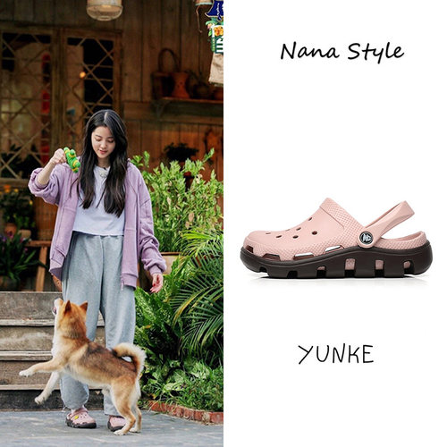 休闲沙滩平底洞洞鞋镂空透气