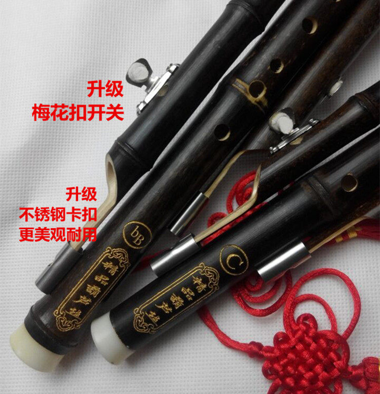 云南葫芦丝乐器初学成人音准型紫竹三音可拆C调降B调A调包邮