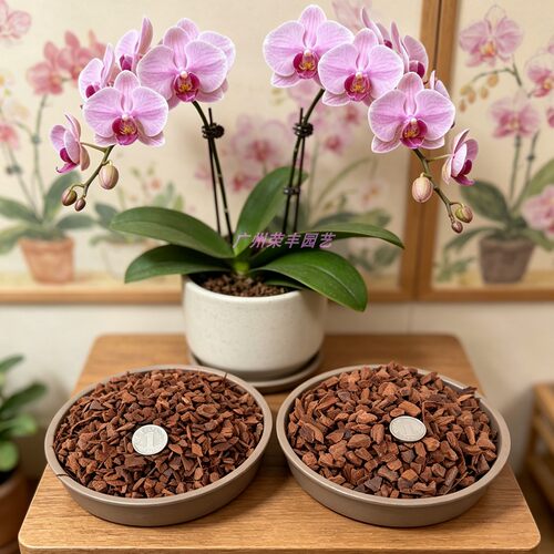 新西兰树皮松磷蝴蝶兰兰花植料