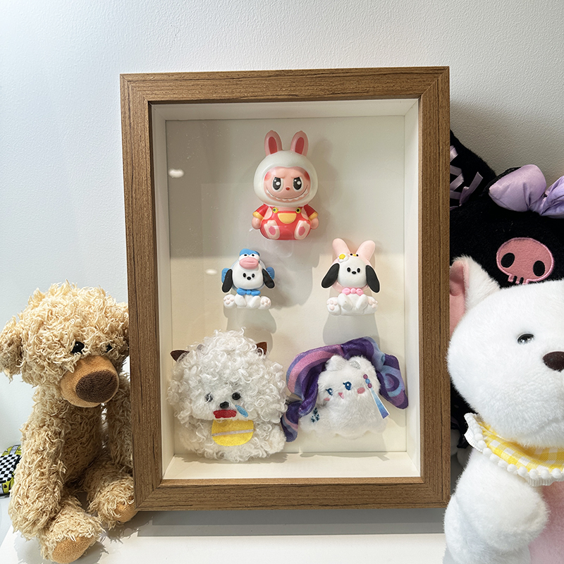 中空立体相框5厘米3cm2cm定制任意尺寸干花贝壳diy手工标本摆台挂