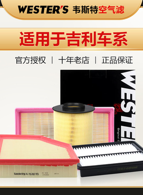 适配吉利缤越icon帝豪L S GL GS EC7远景S1 X1 X3 X6空滤空气滤芯