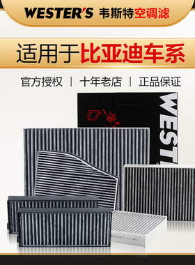 比亚迪F3 S7 S6 E2 F0 L3 E6 E9 G3 G6护卫舰07韦斯特空调滤芯D1