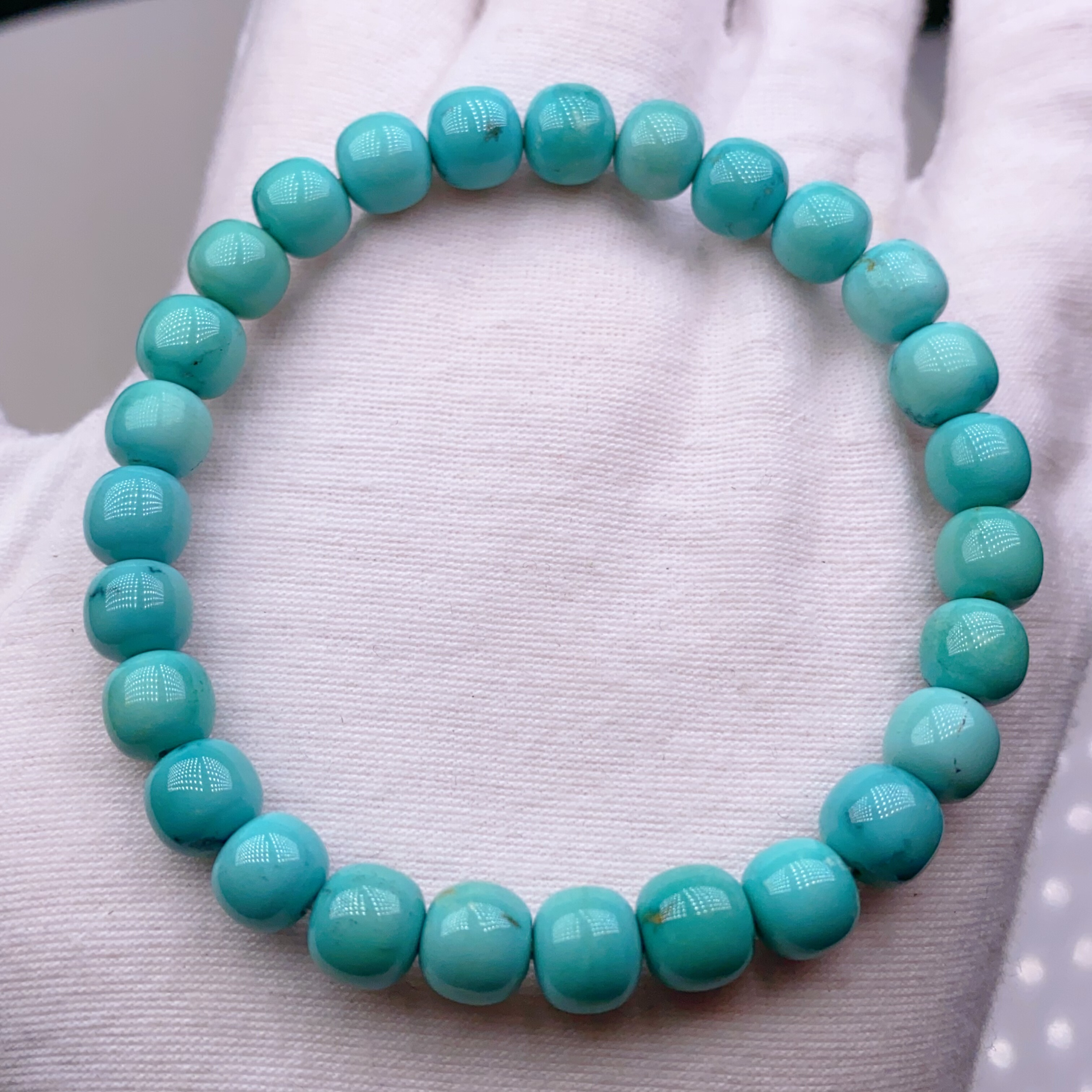 湖北十堰天然原矿高瓷果冻料绿松石老型手串手链项链