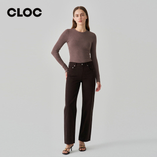 CITIZENS HUMANITY直筒全长棕色牛仔裤 女冬季 1248 2237 新品