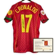 football Ronaldo printed signed shirt jersey Portuguese
