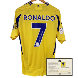 24-25 Al-Nassr Ronaldo soccer Jersey printed signature shirt