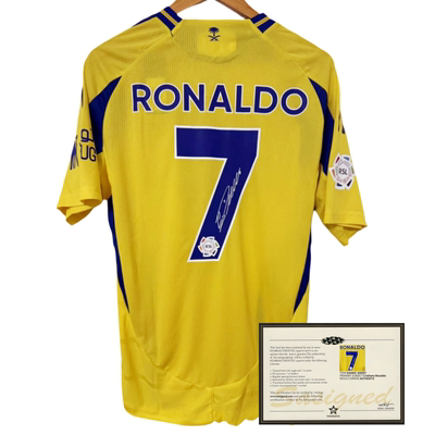 24-25 Al-Nassr Ronaldo soccer Jersey printed signature shirt