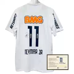 1213 Santos Neymar printed signed football jerseys shirt