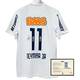 printed Neymar signed football shirt 1213 jerseys Santos