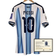 AFA jersey messi soccer shirt printed signature