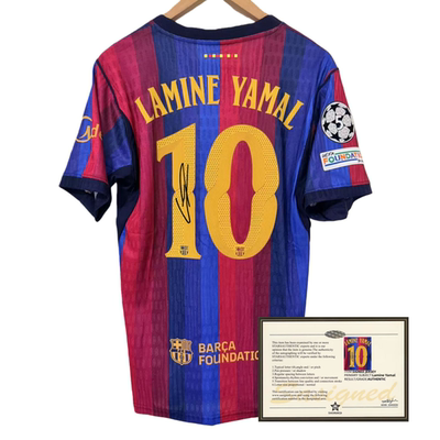 2627 yamal football jersey printed signature soccer shirt