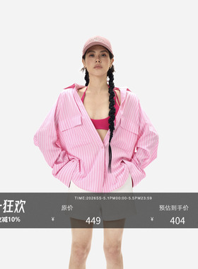 HONORE古月  Stripes edition 天丝假日超薄条纹防晒衬衫