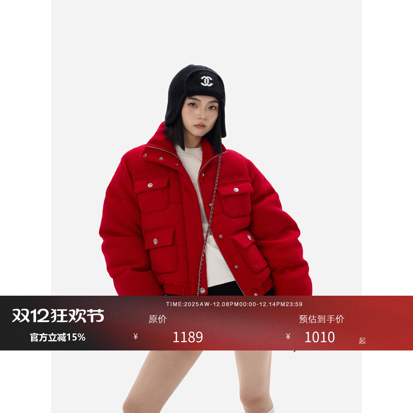 HONORE古月 本期王炸单品 羊毛小香三星95重工羽绒服