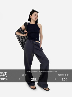 HONORE古月 outfit店主私服裤 j简微宽松休闲裤美式直筒运动长裤