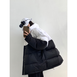 面包羽绒服女 小个子95白鸭绒短款 HONORE古月 Myself宅急便